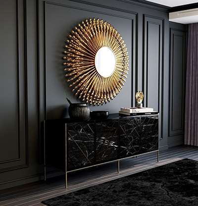 20a FBinnotech - leaflat - carbon tiles - mother of perl - luxury interior - interior design - carbonfiber tiles - piastrelle carbonio
